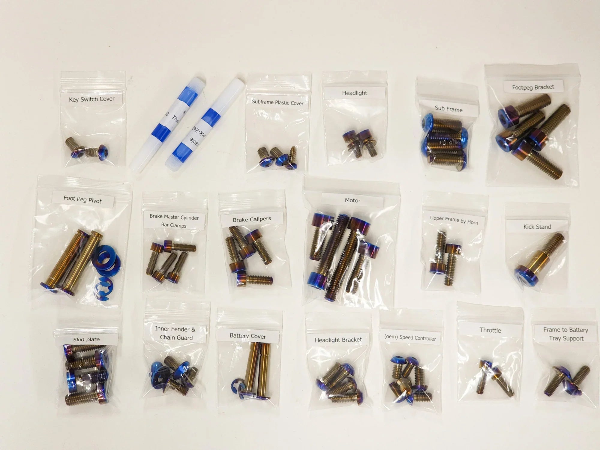 Warp 9 Surron LBX Titanium Chassis Kit