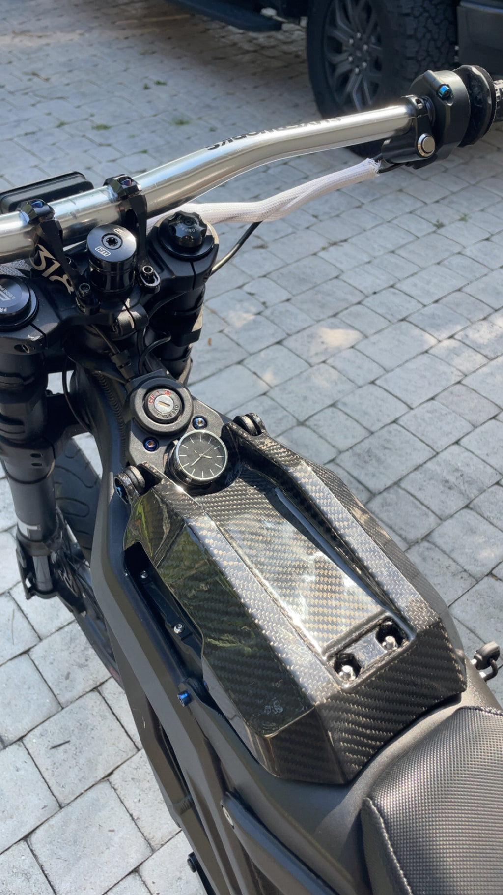Eride Pro Real Carbon Fiber Battery Lids