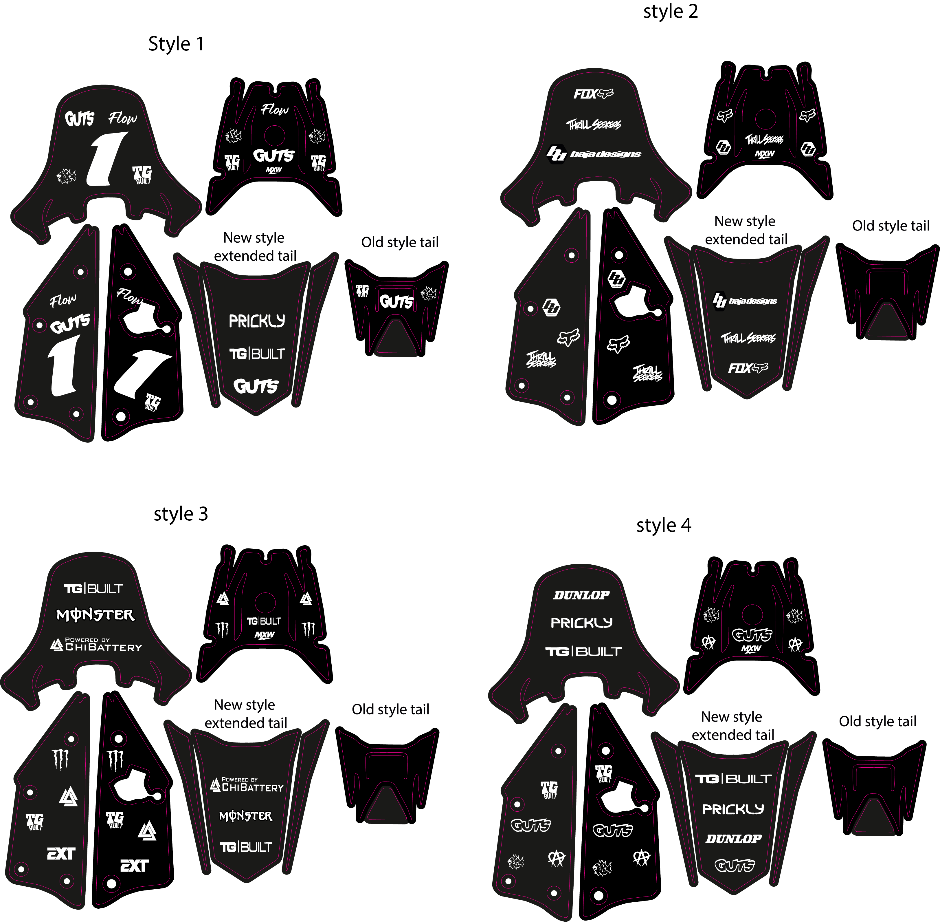 Talaria x3 Pre Made Decal Kit