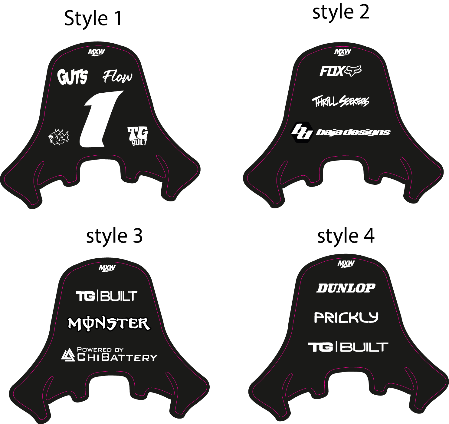 Talaria X3 Mud Guard Decal