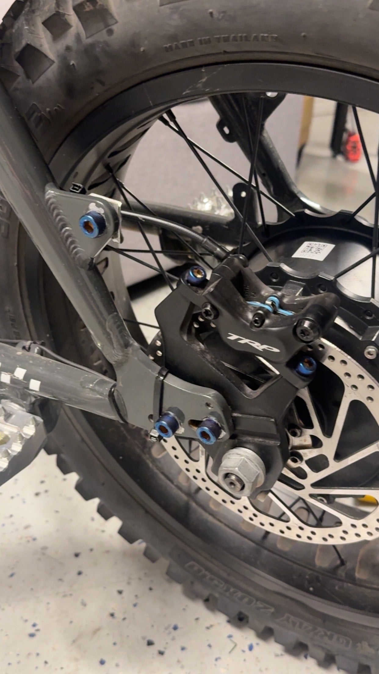 super 73 ZX titanium bolt kit