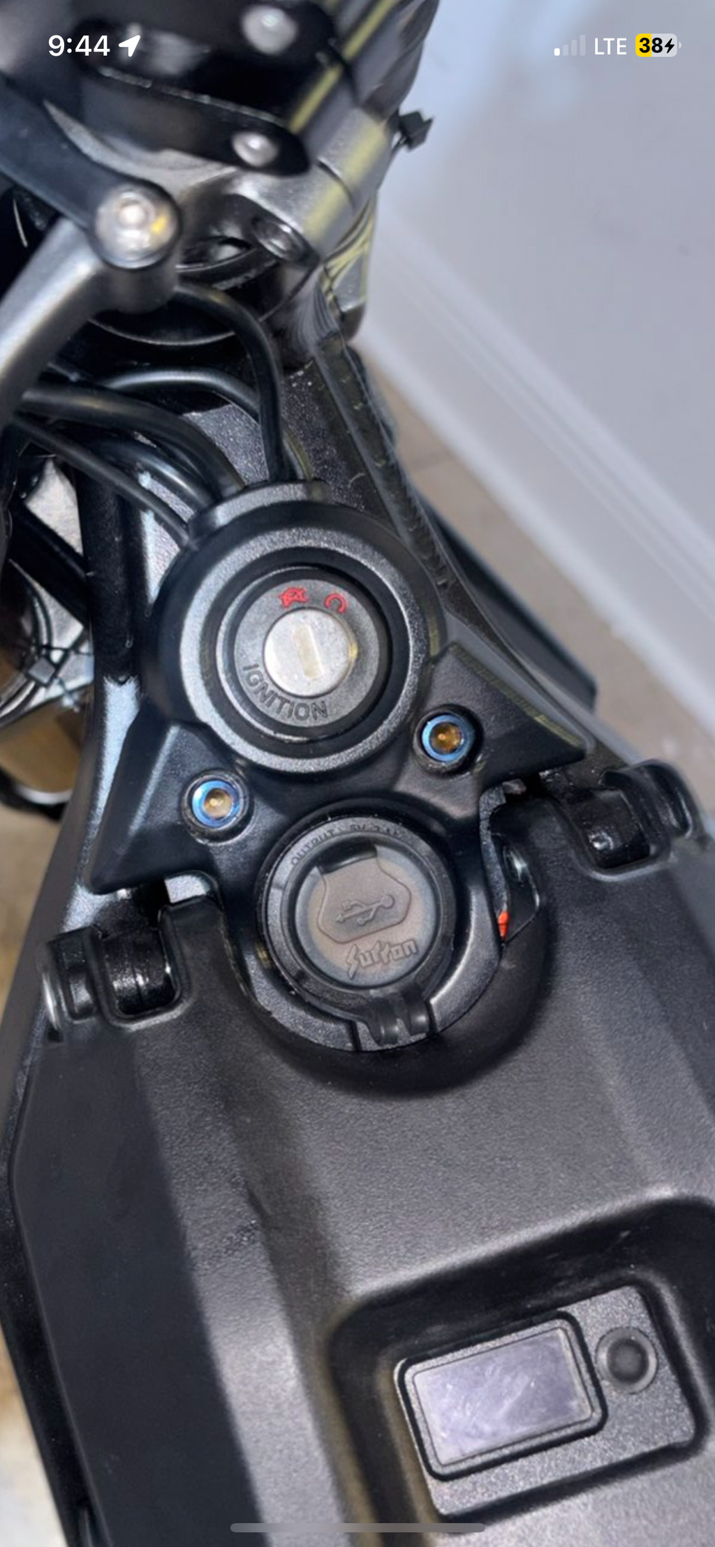 Titanium bolts for key ignition (all emotos)
