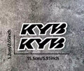 KYB fork stickers