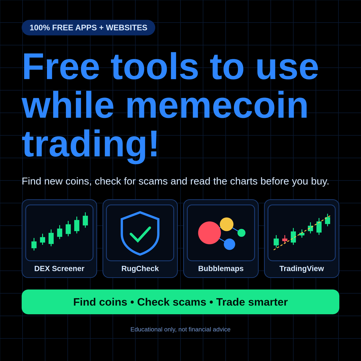 Free tools to trade memecoins!