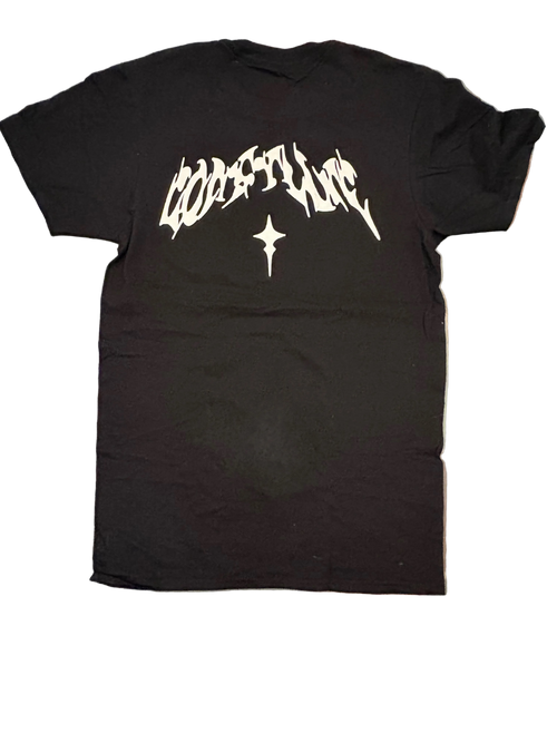 Black coastline T-shirt