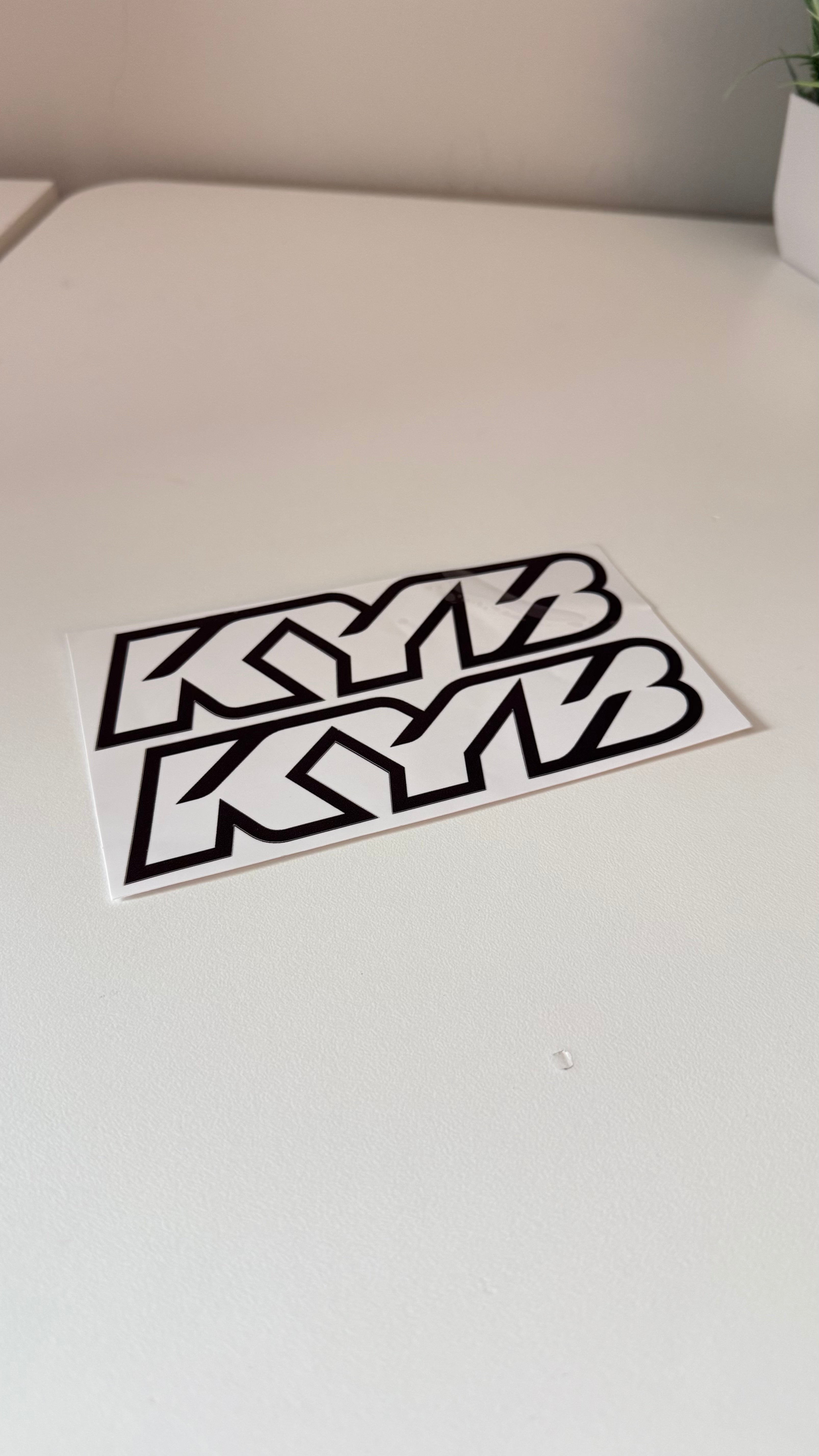 KYB Fork Stickers