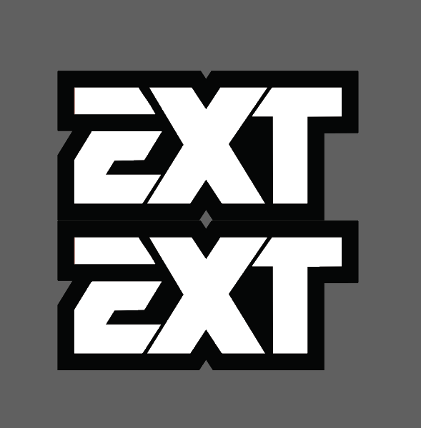 EXT Fork Stickers