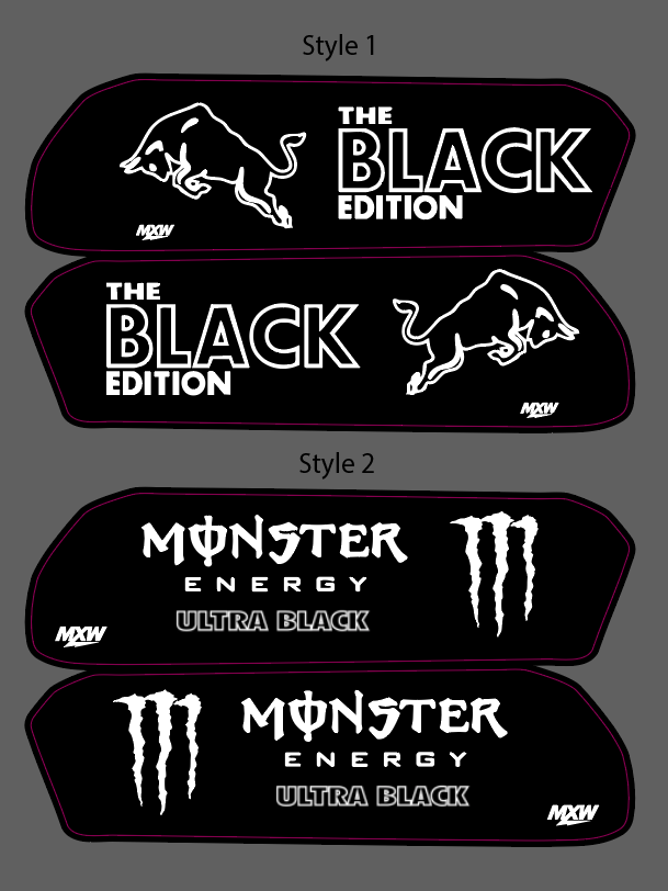 Energy Edition Ridstar Battery Decals