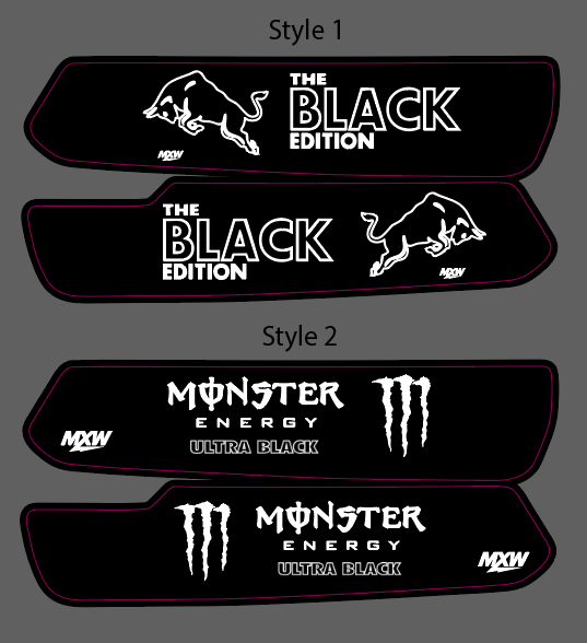 Energy Edition Super73 Z Series Battery Decals (Old Battery)