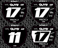 Odi Number Plate Decal