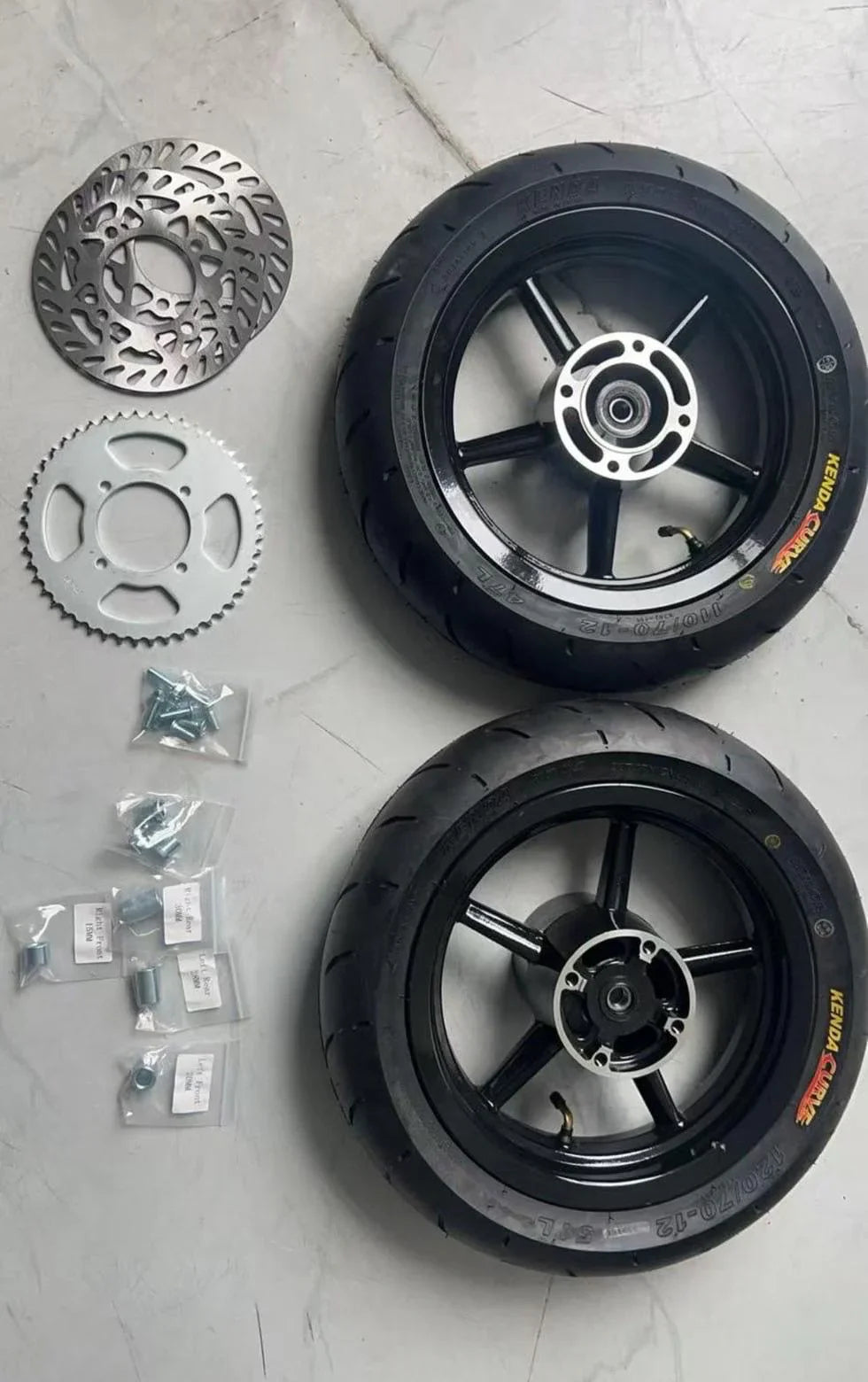 ETM RTR Supermoto Wheelset
